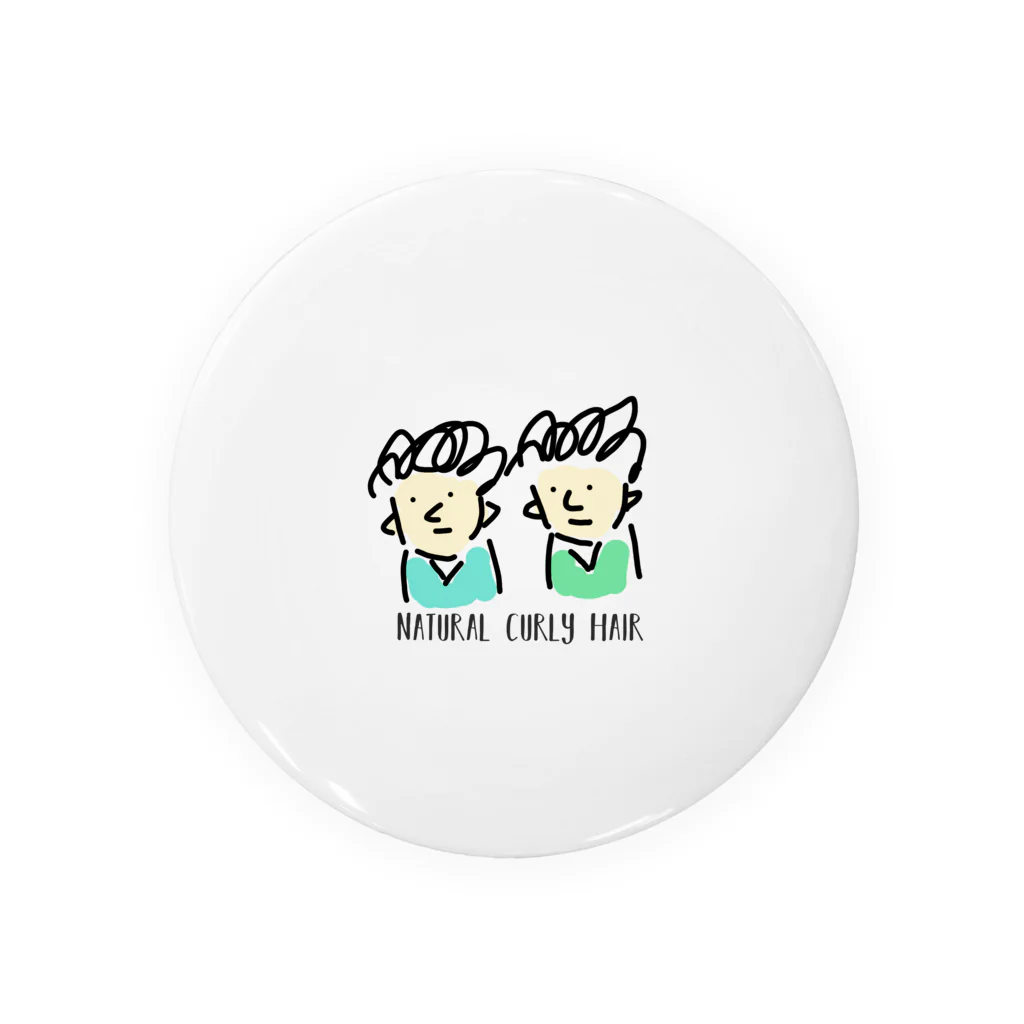 天パ / ゆるかわなやつら ( yurukawayatura )の缶バッジ通販 ∞ SUZURI