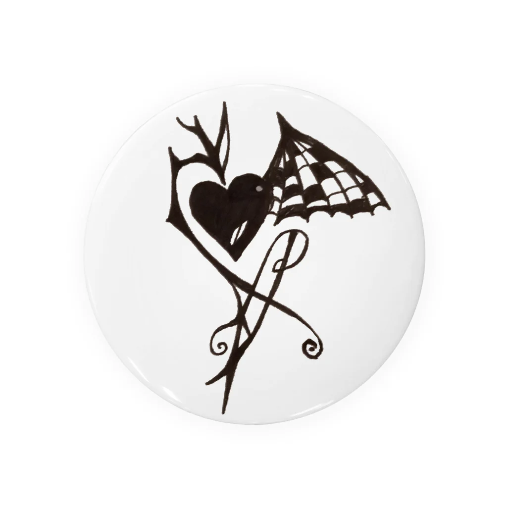 トマトケチャップのハート Tin Badge