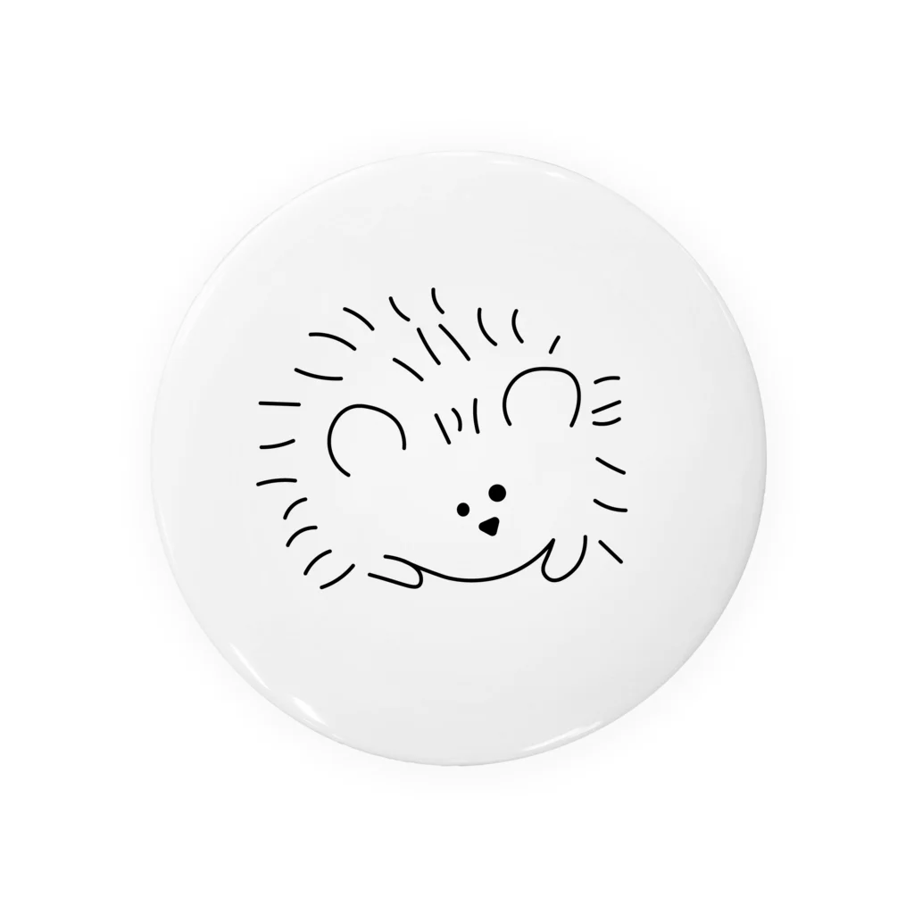 ハリネズミ。じっとみ Tin Badge by chocopa ∞ SUZURI