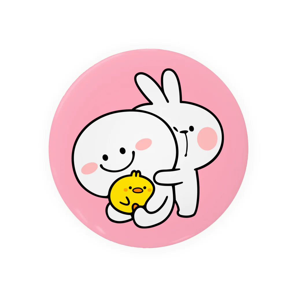 Spoiled Rabbit / あまえんぼうさちゃん Tin Badge by AKIRAMBOW