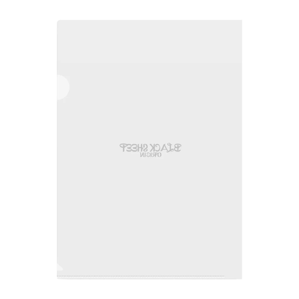 BLACK SHEEP ORIGIN SUZURI SHOPのBLACK SHEEP ORIGIN Clear File Folder