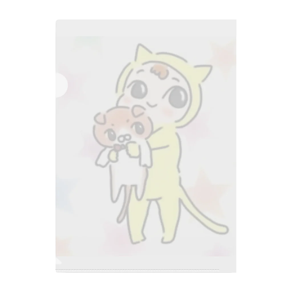 さぼてんのネコミュニケーションのにぃたんと一緒 Clear File Folder