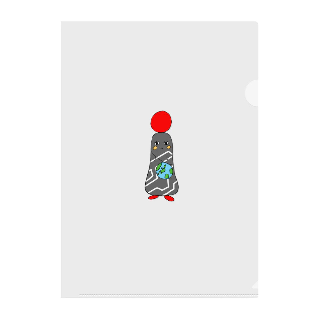 chibi-chibiのアースくん Clear File Folder