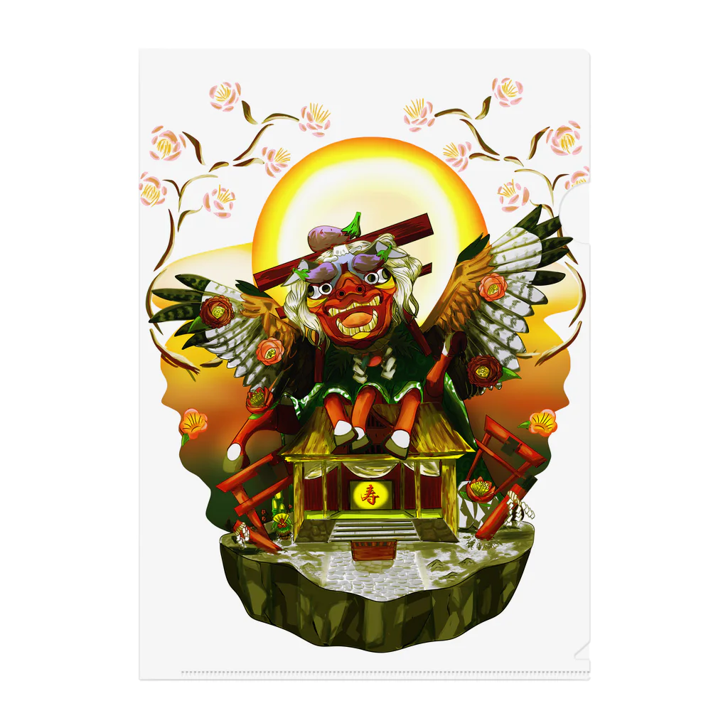 あーとイラスト工房の初夢の魔物 Clear File Folder