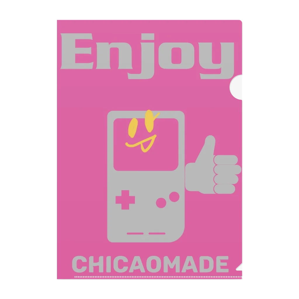 chicao madeのENJOY Clear File Folder