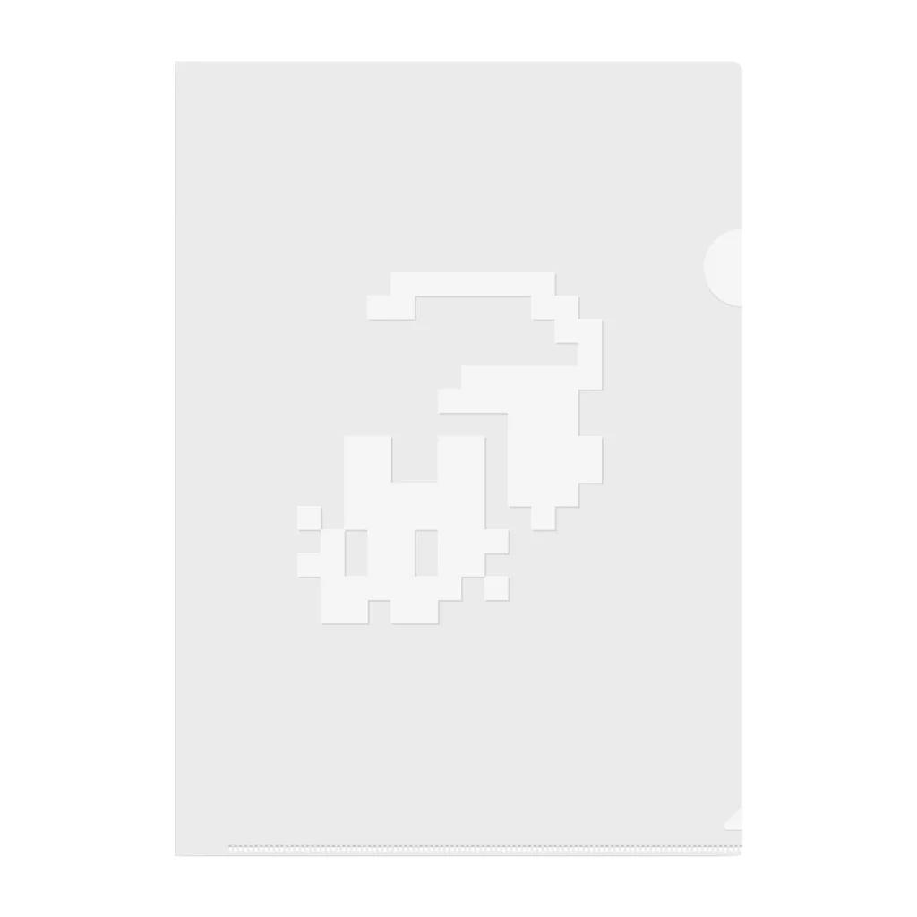 Sweet Tooth Chimeraのドット白ネコシリーズ Clear File Folder
