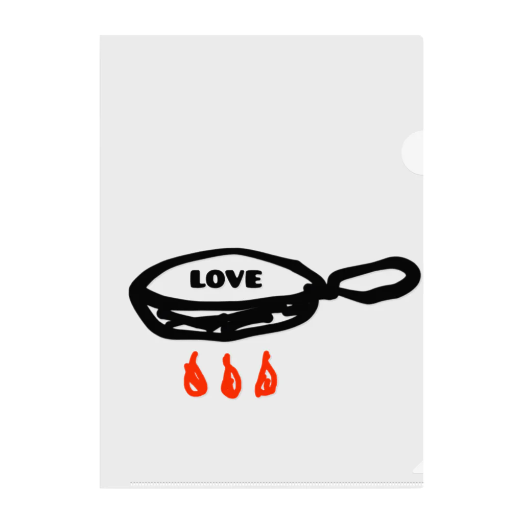 スタローンショップの料理LOVE Clear File Folder