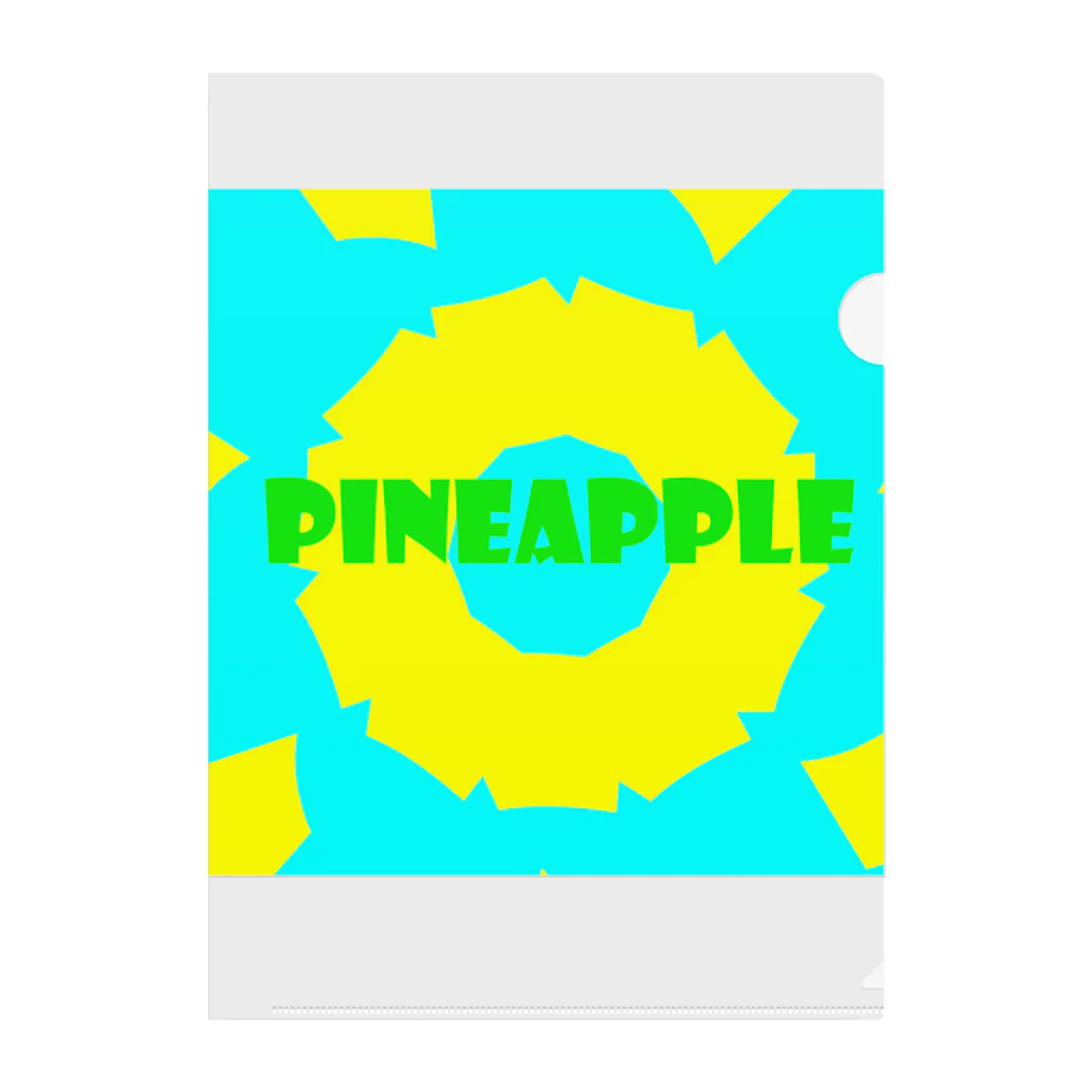 pastelia　shopのハジケルカラ Clear File Folder