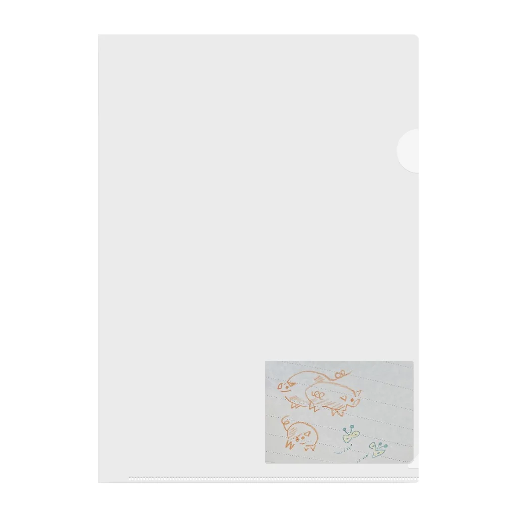 cowコーポレーションのリアル・pigz Clear File Folder