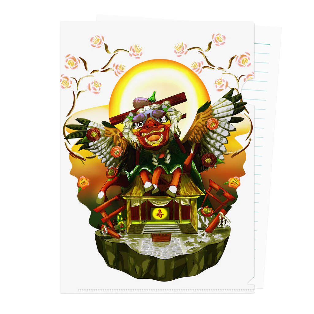 あーとイラスト工房の初夢の魔物 Clear File Folder
