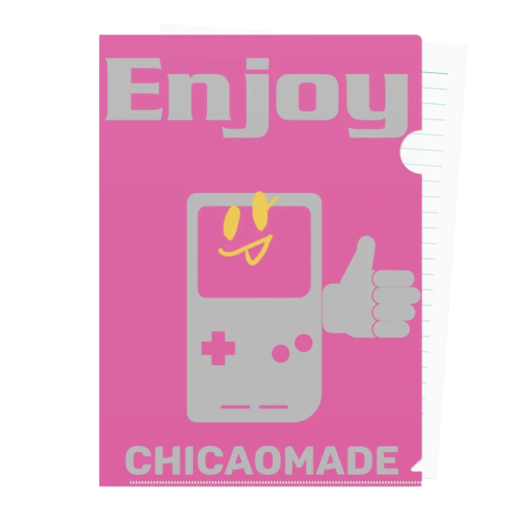 chicao madeのENJOY Clear File Folder