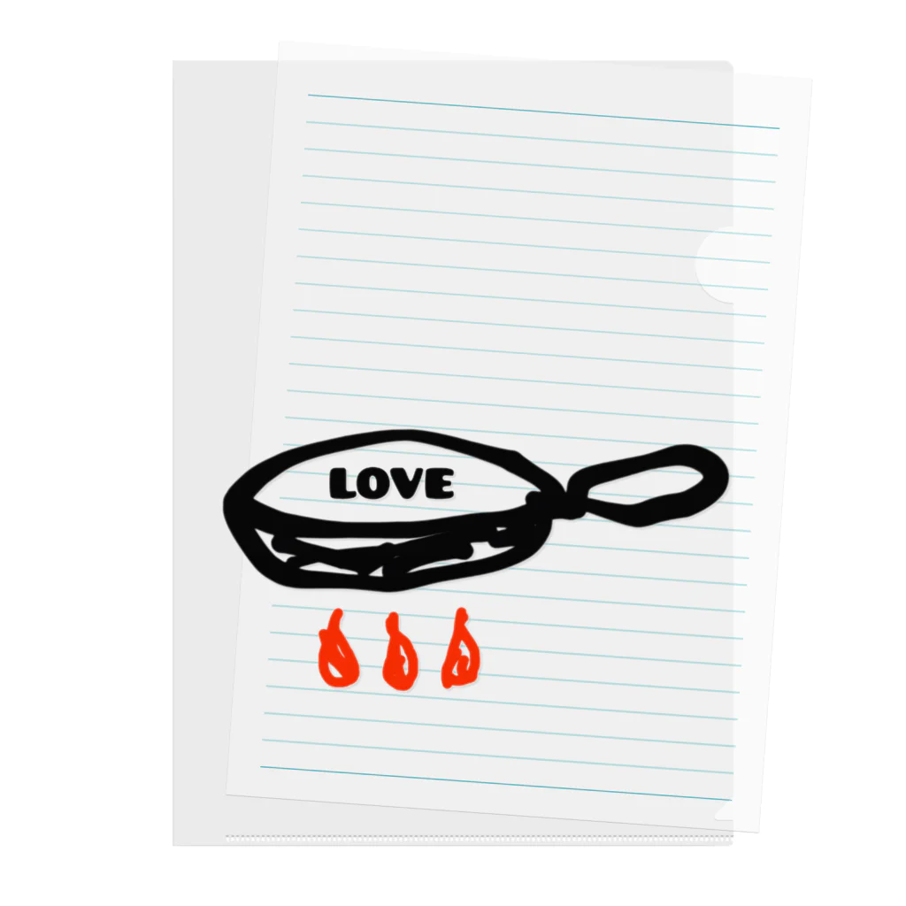 スタローンショップの料理LOVE Clear File Folder