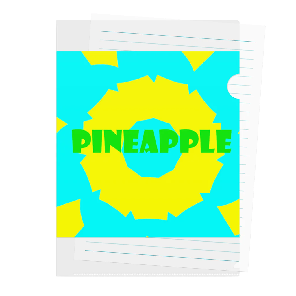 pastelia　shopのハジケルカラ Clear File Folder