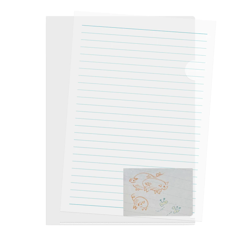 cowコーポレーションのリアル・pigz Clear File Folder