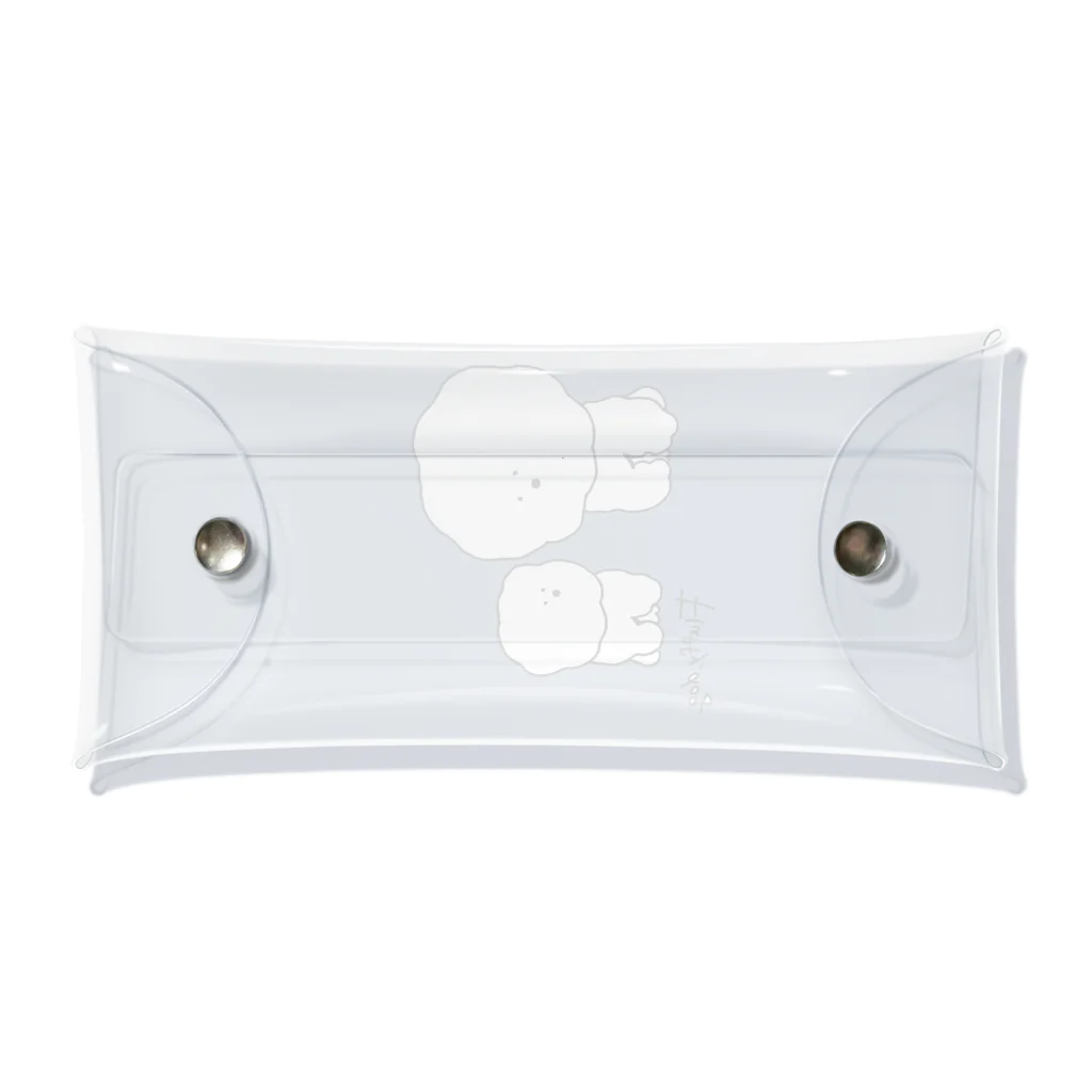 fluffy.dogのもふもふ Clear Multipurpose Case