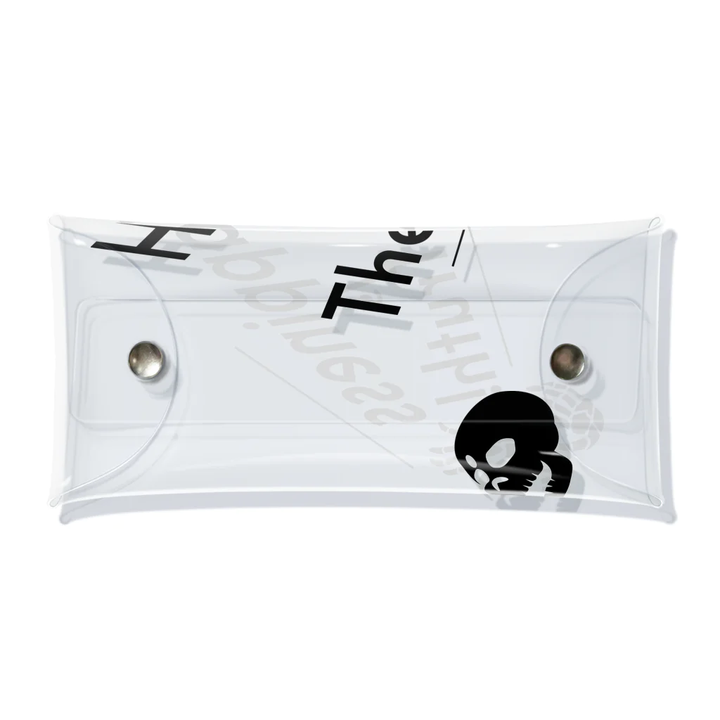 『Nothing Is Real』-- IN SUZURIのHappiness Is The Truth!（黒） Clear Multipurpose Case