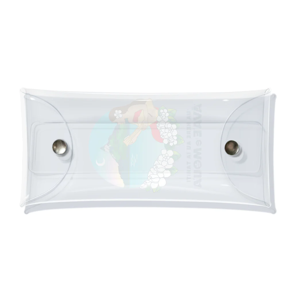 ‘ĀVA’E ‘e MOU’A 　　　　(アヴァエモウア)の`ĀVA’E `e MOU’A(アヴァエモウア) ：ロゴ Clear Multipurpose Case