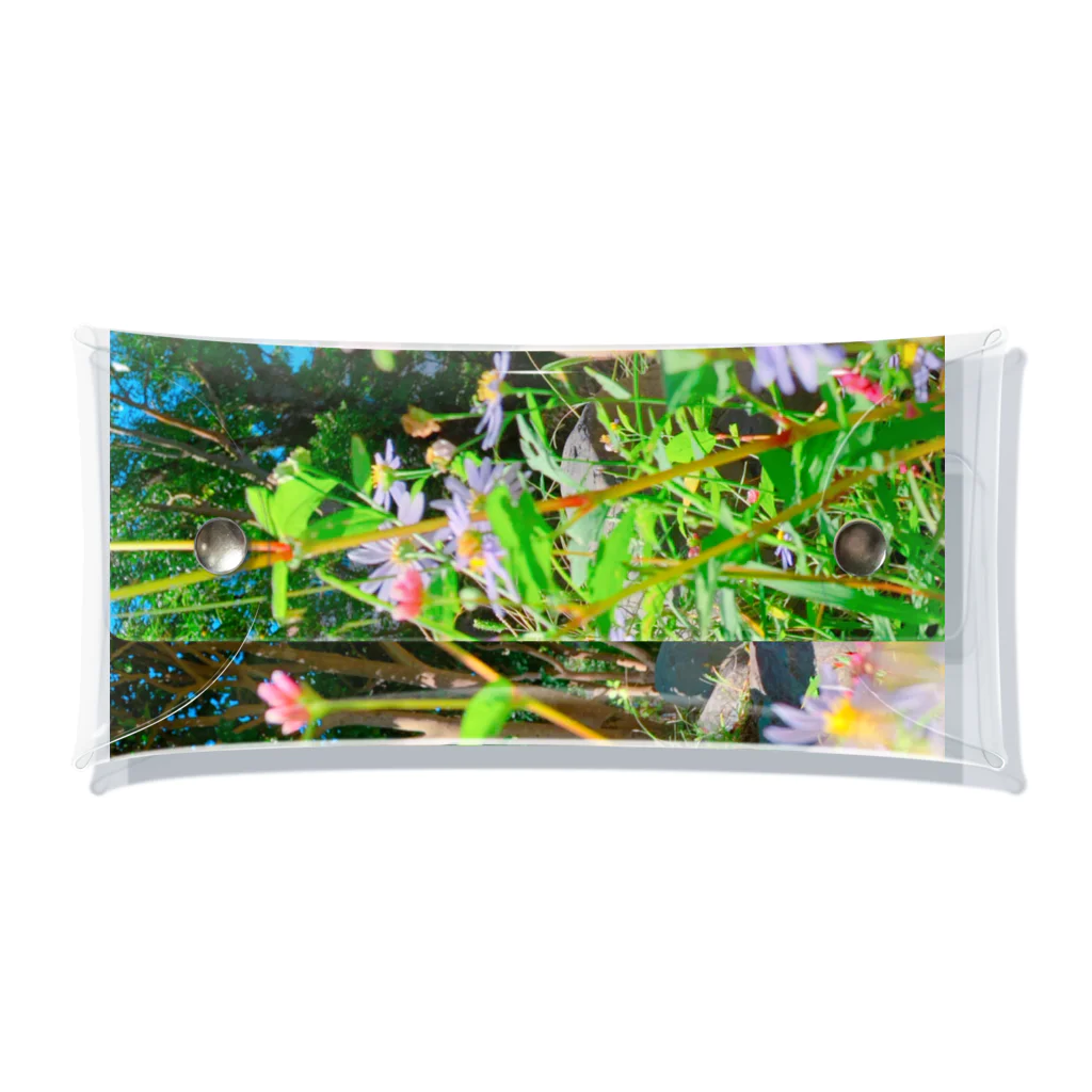ももと天空の月のもも☆お花のセンター Clear Multipurpose Case