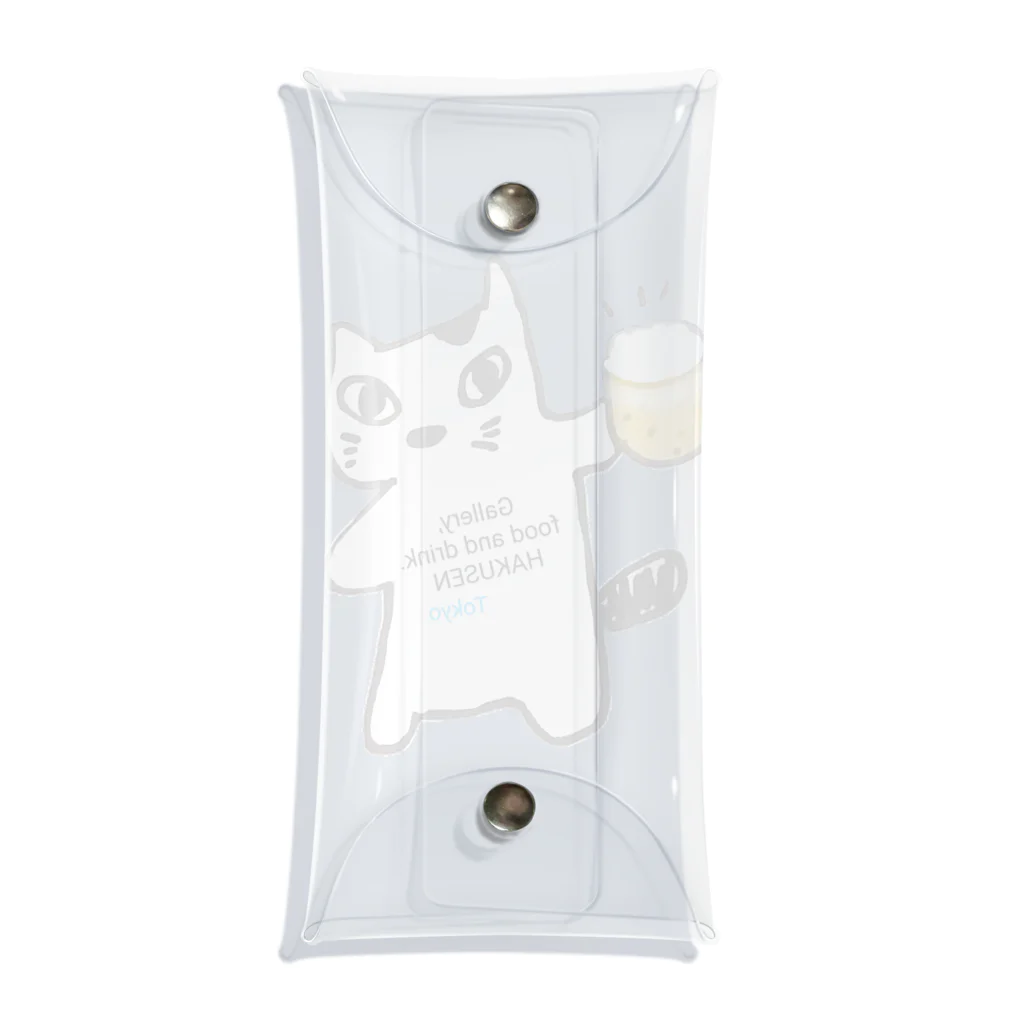 ギャラリーとお料理とお酒　はくせんのにゃんたろ第三弾 Clear Multipurpose Case
