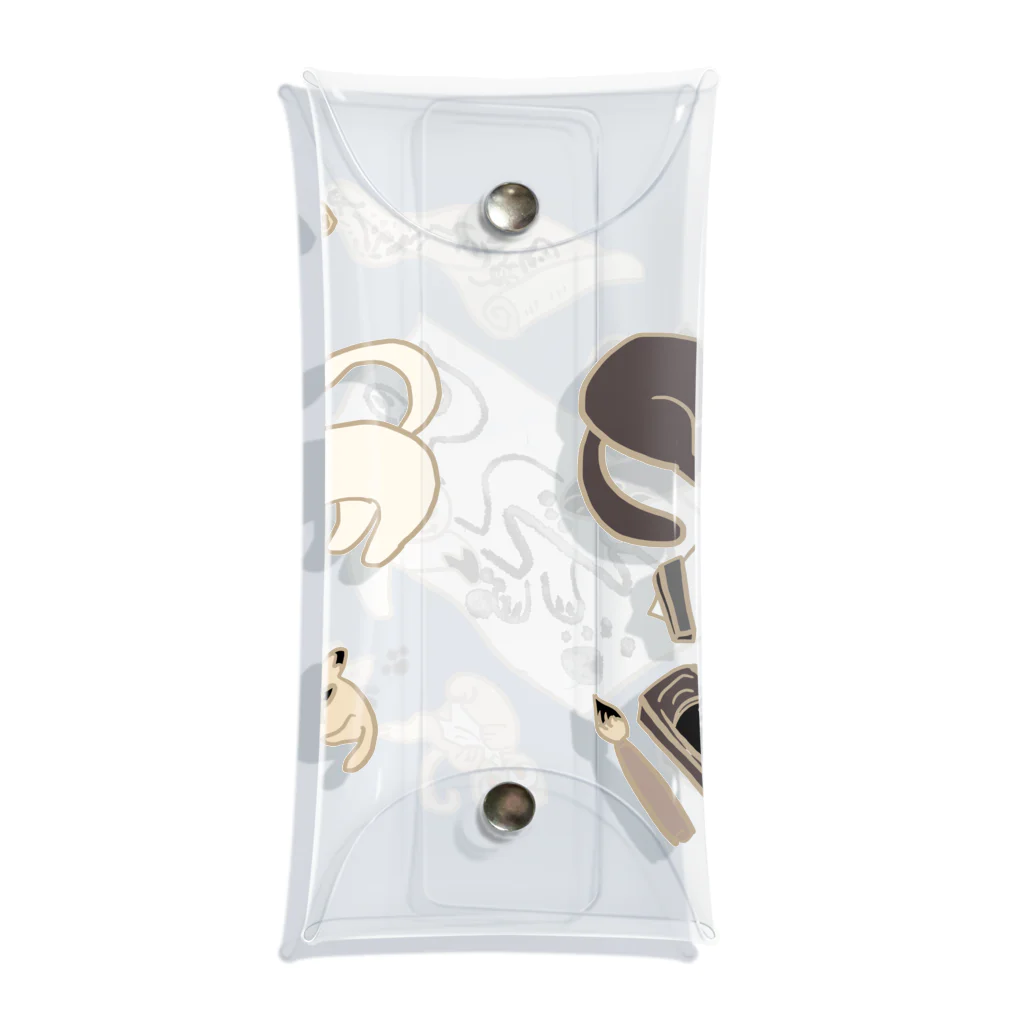 ボブテイルねこ画商の猫と諺・蛇足 Clear Multipurpose Case