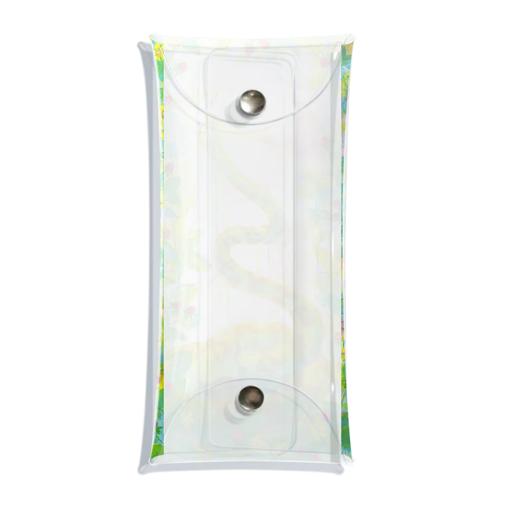 Aki Kuboki ONLINE SHOPの蛇苺姫 Clear Multipurpose Case