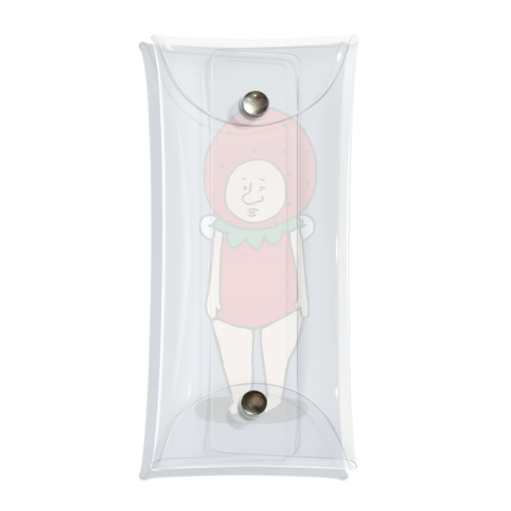 【Yuwiiの店】ゆぅぅぃーのいちごの妖精さん　ひとり Clear Multipurpose Case