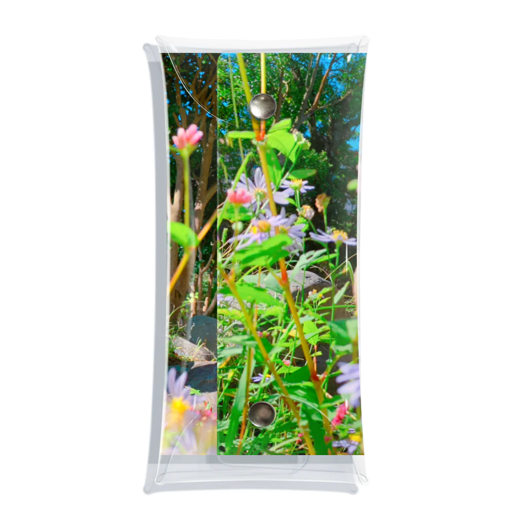 ももと天空の月のもも☆お花のセンター Clear Multipurpose Case