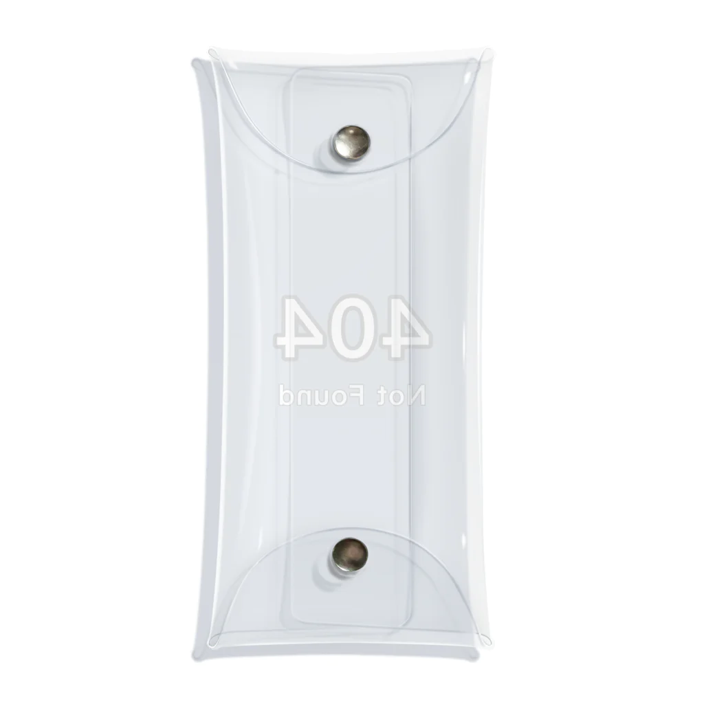 生きづらさお助けやさんのERROR：404 Not Found Clear Multipurpose Case