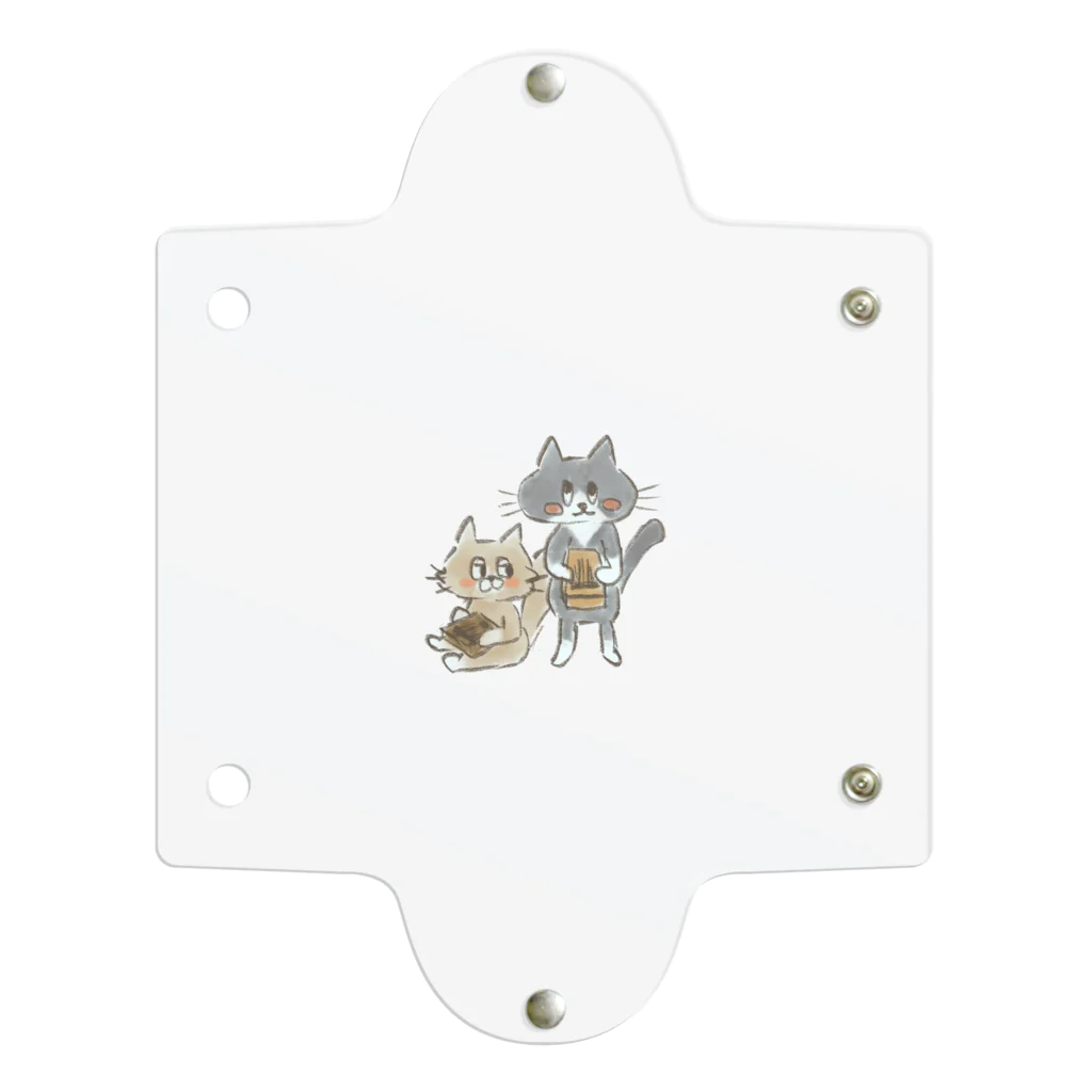 くつしたねこのかりんばにゃんこ Clear Multipurpose Case