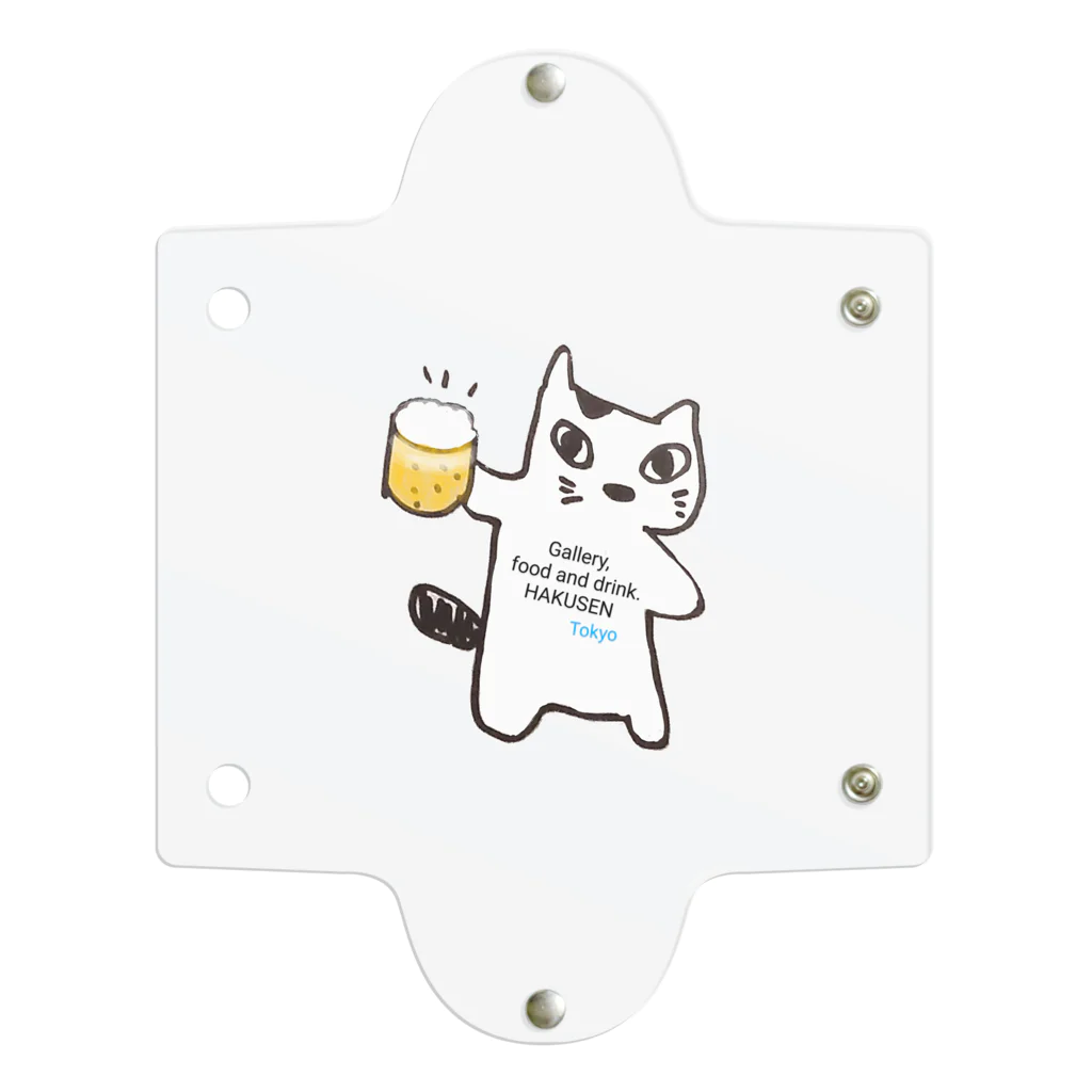ギャラリーとお料理とお酒　はくせんのにゃんたろ第三弾 Clear Multipurpose Case
