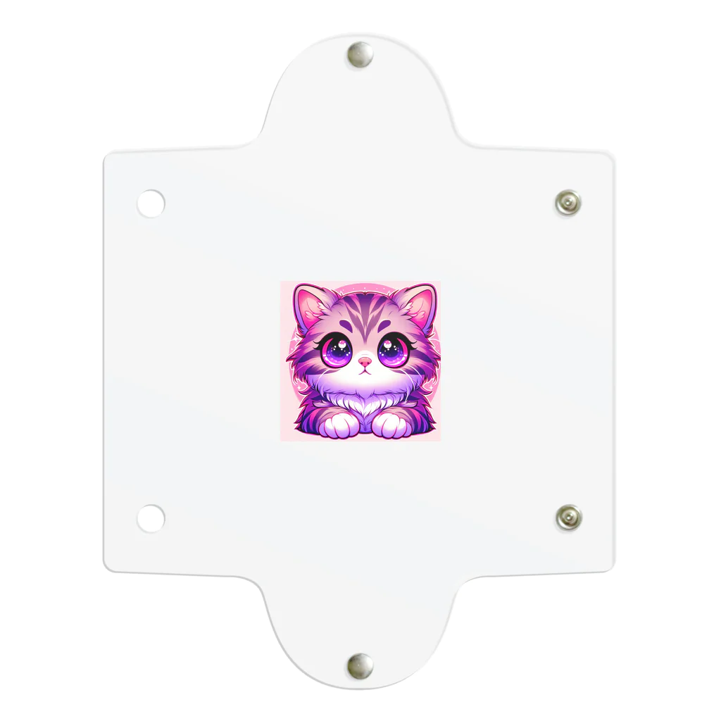 TOM24の些細な事でも興味津々アメショー”モモちゃん” Clear Multipurpose Case