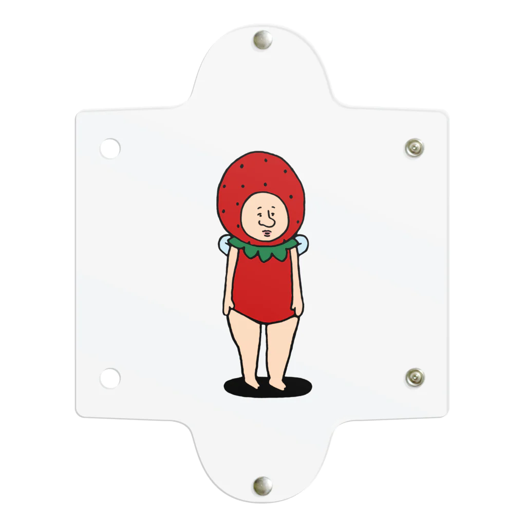 【Yuwiiの店】ゆぅぅぃーのいちごの妖精さん　ひとり Clear Multipurpose Case
