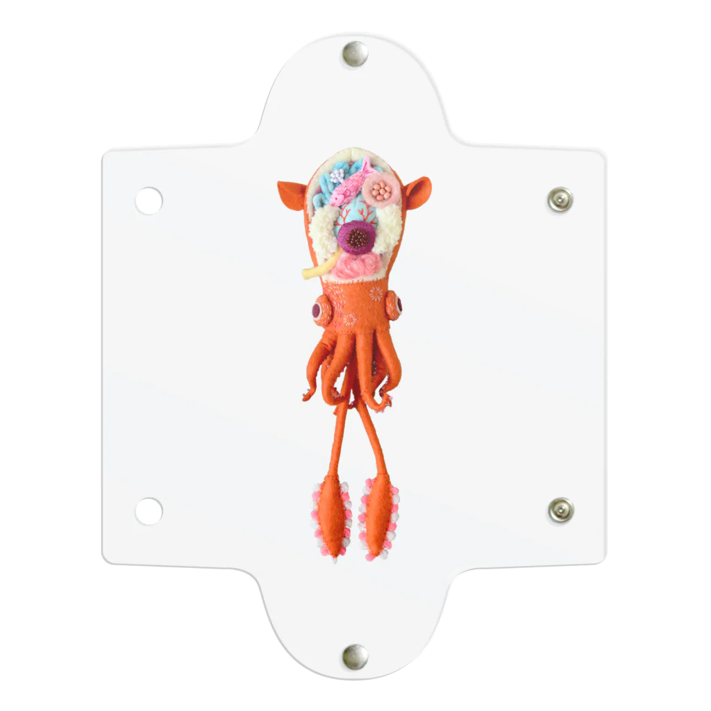 水島ひねの解剖小耳イカ Clear Multipurpose Case