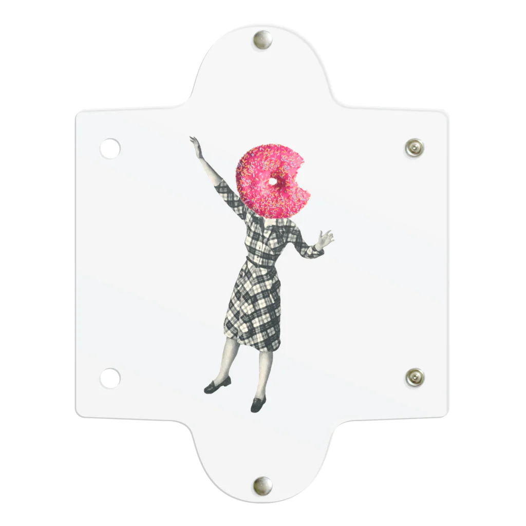 ドーナツ人間 / 人生やり直し ( konnitiwawa )のクリアマルチケース通販 ∞ SUZURI（スズリ）