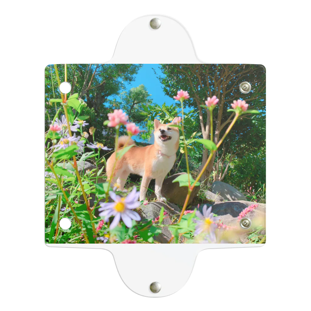 ももと天空の月のもも☆お花のセンター Clear Multipurpose Case