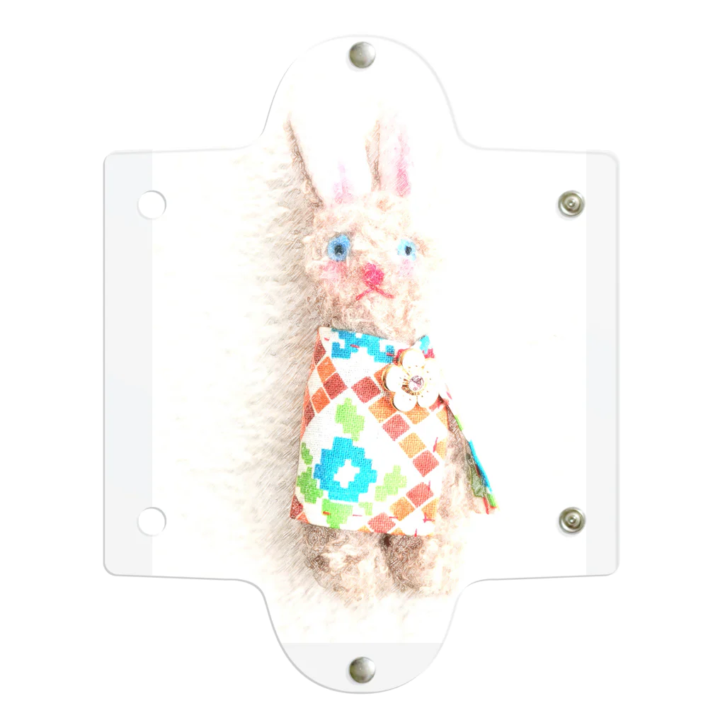 ＲＡＢＩＭＩＷのお絵かきうさぎ Clear Multipurpose Case