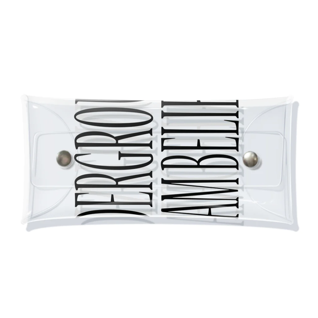 BLACK SHEEP ORIGIN SUZURI SHOPのUNDERGROUD DREAM BELIEVER Clear Multipurpose Case