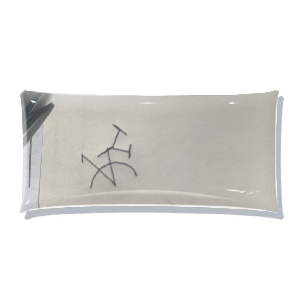 お洒落な書きのおしゃれな落書き＋ペンノートデザイン Clear Multipurpose Case
