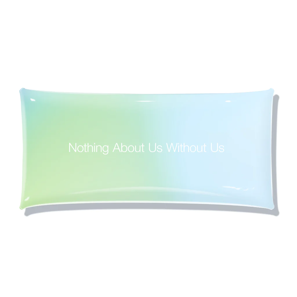 Pulmo（プルモ)の【gradation_04】Nothing About Us Without Us  Clear Multipurpose Case