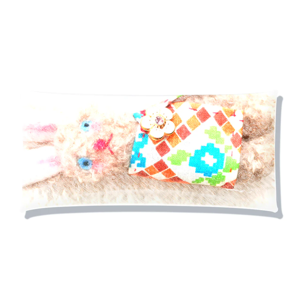 ＲＡＢＩＭＩＷのお絵かきうさぎ Clear Multipurpose Case