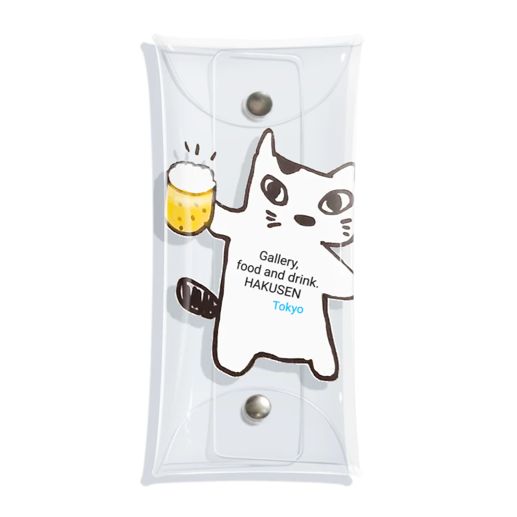 ギャラリーとお料理とお酒　はくせんのにゃんたろ第三弾 Clear Multipurpose Case