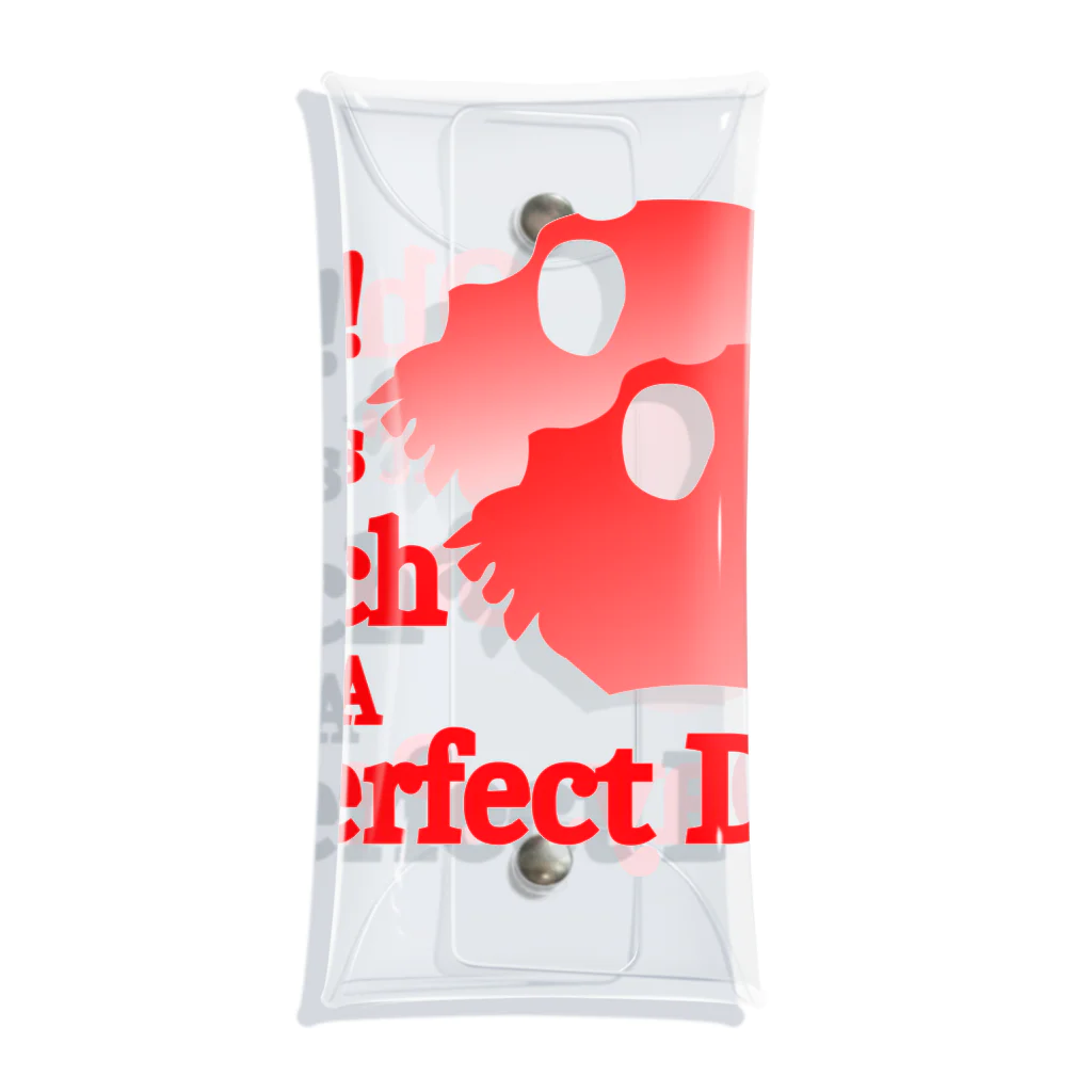 『Nothing Is Real』-- IN SUZURIのOh! It's Such A Perfectday.（赤） Clear Multipurpose Case