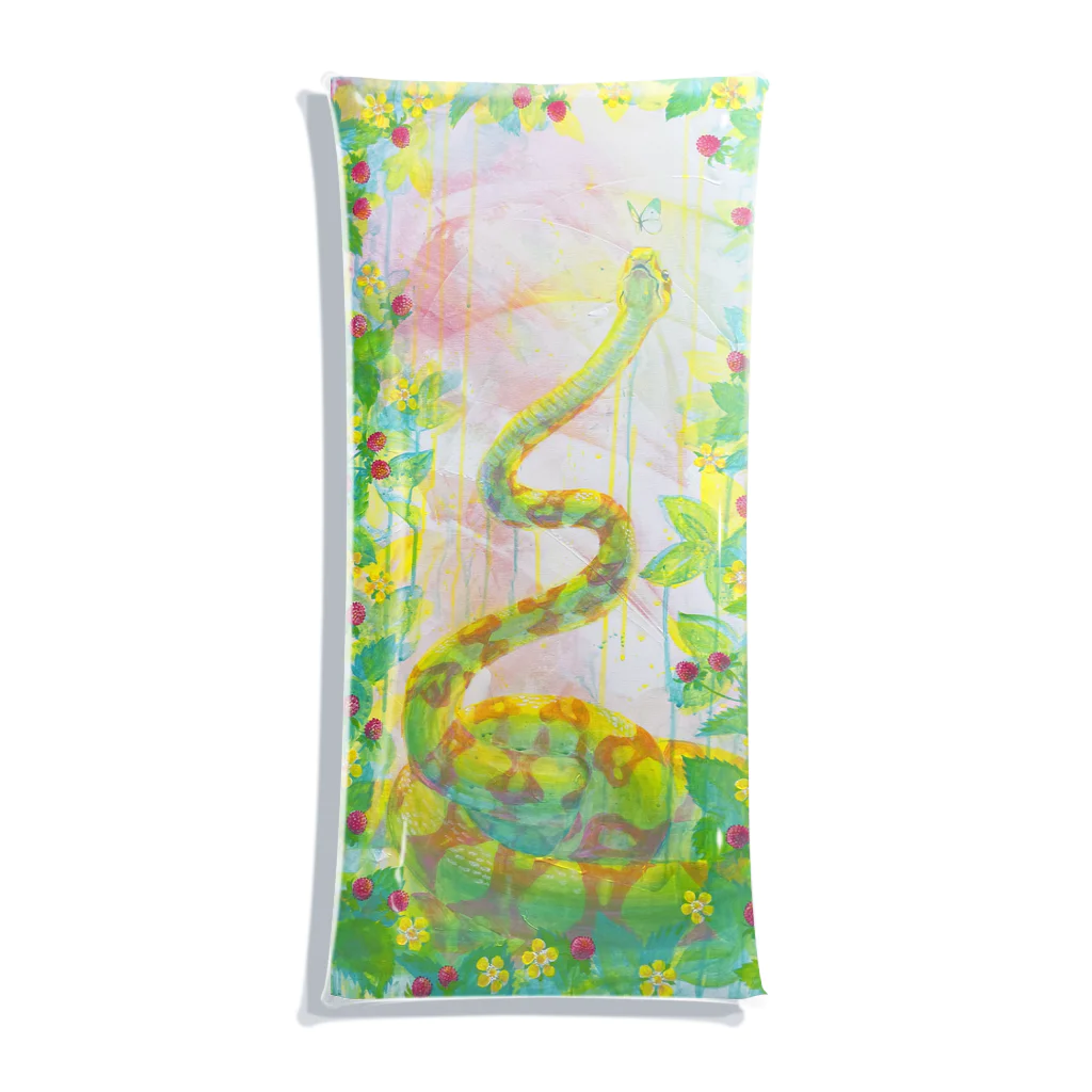 Aki Kuboki ONLINE SHOPの蛇苺姫 Clear Multipurpose Case