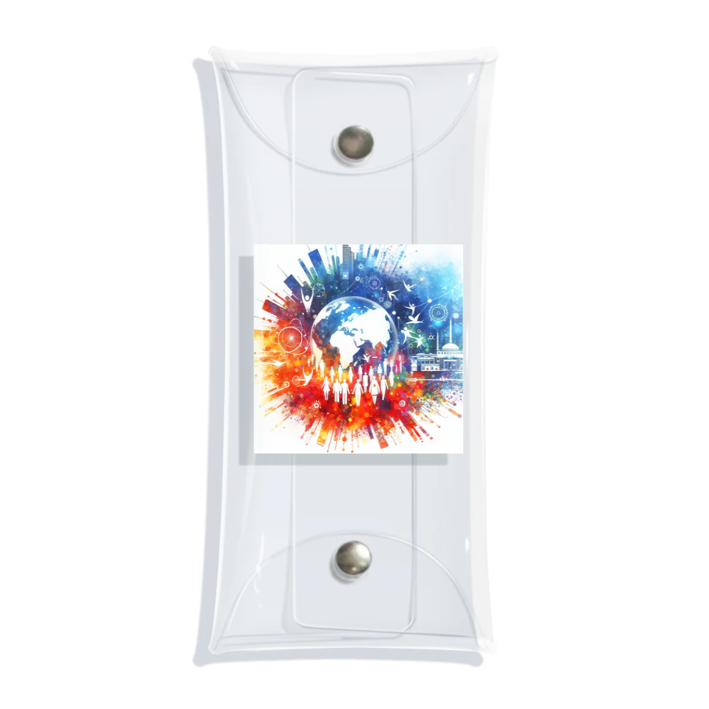 ReoGoodの雑貨箱の【大阪・関西万博2025】限定デザイングッズ Clear Multipurpose Case