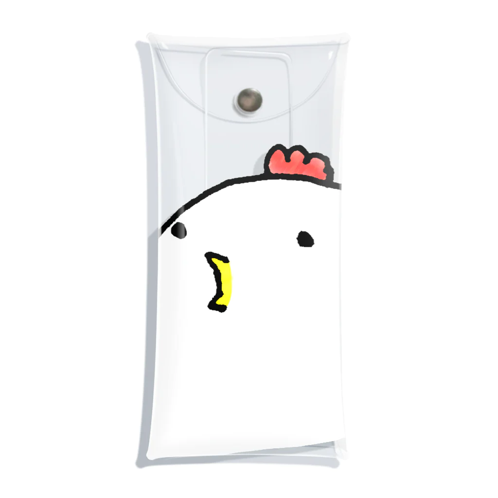 Cɐkeccooのよいものです-ぺこぺことり Clear Multipurpose Case
