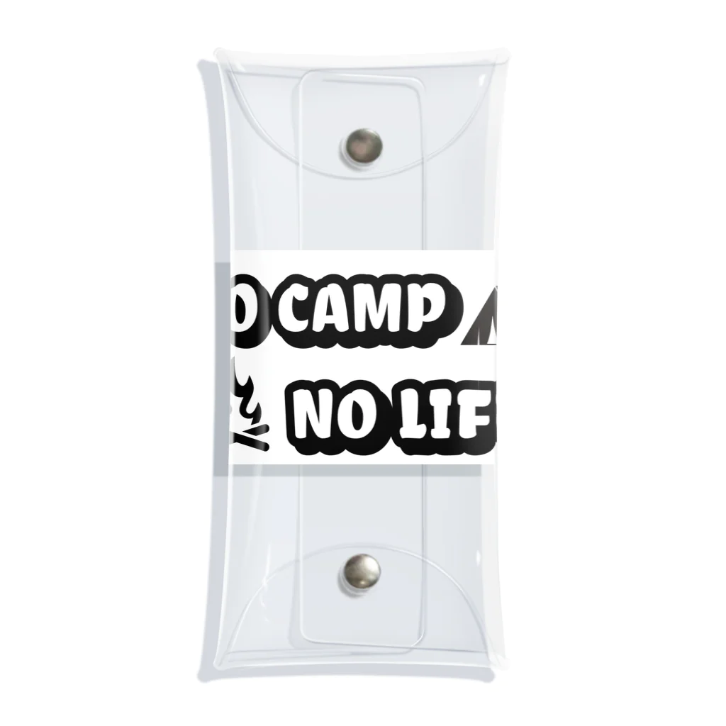 アウトドアデザインのNO CAMP NO LIFE Clear Multipurpose Case