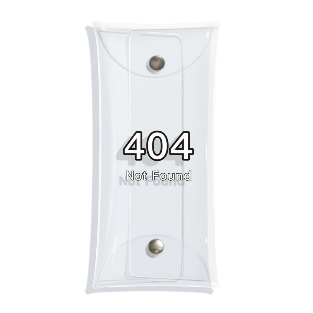 生きづらさお助けやさんのERROR：404 Not Found Clear Multipurpose Case