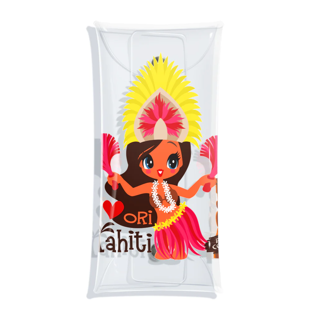 FOXY COLORSのOri Tahiti タヒチアンダンス Clear Multipurpose Case