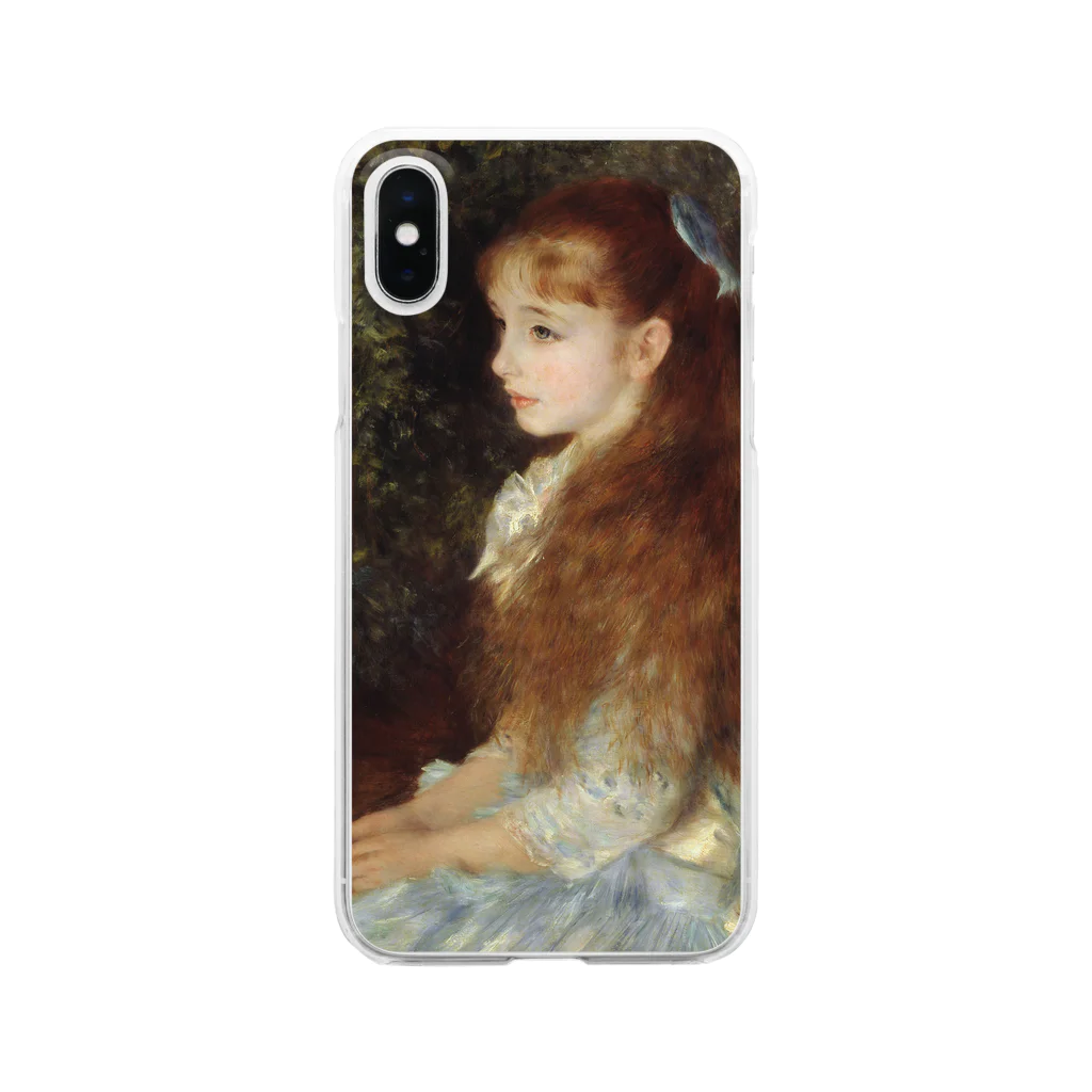 SONOTENI-ARTの016-003　ルノワール　『イレーヌ・カーン・ダンヴェール嬢』　クリア　スマホケース　iPhone XS/X専用デザイン　CC2 Clear Smartphone Case