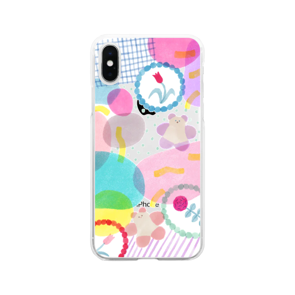 かわべしおん | イラストレーターのニュー宝箱のおまじない Clear Smartphone Case
